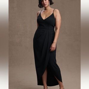 NWT BHLDN Elegant Black Sleeveless Dress